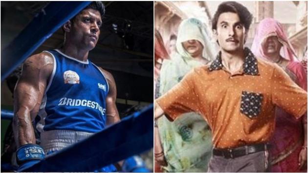 Farhan Akhtar plays a boxer in Toofaan while Ranveer Singh plays a Gujarati businessman in Jayeshbhai Jordaar. Farhan Akhtar plays a boxer in Toofaan while Ranveer Singh plays a Gujarati businessman in Jayeshbhai Jordaar.