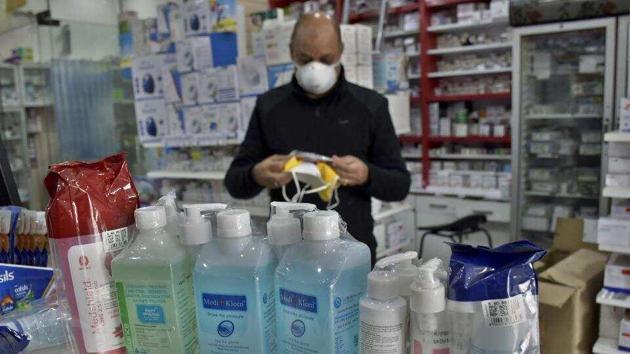 A chemist shop displays sanitizers on the counter (representational image). (HT File Photo) A chemist shop displays sanitizers on the counter (representational image). (HT File Photo)
