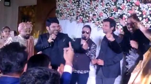 Kapil Sharma and Sunil Grover attended a wedding together.