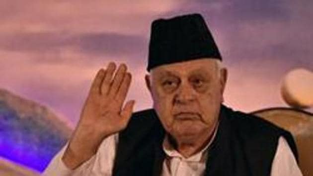 Farooq Abdullah is under detention at his Gupkar House, which has been declared as a sub-jail.(Amal KS/HT PHOTO) Farooq Abdullah is under detention at his Gupkar House, which has been declared as a sub-jail.(Amal KS/HT PHOTO)