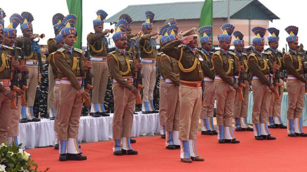 Taking a similar action, the CISF had last week postponed its anniversary day celebrations to be held on Friday. (Waseem Andrabi / HT file photo) Taking a similar action, the CISF had last week postponed its anniversary day celebrations to be held on Friday. (Waseem Andrabi / HT file photo)