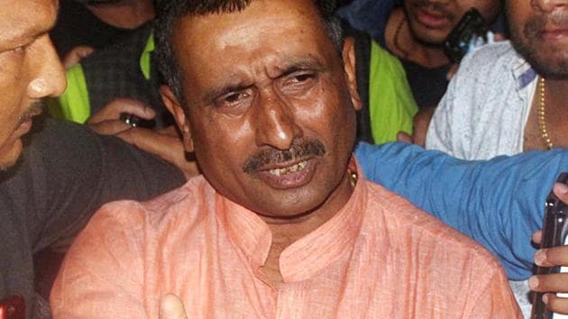 Kuldeep Sengar was on Friday sentenced to 10 years of imprisonment in connection with the murder of Unnao rape survivor’s father.(ANI File Photo) Kuldeep Sengar was on Friday sentenced to 10 years of imprisonment in connection with the murder of Unnao rape survivor’s father.(ANI File Photo)