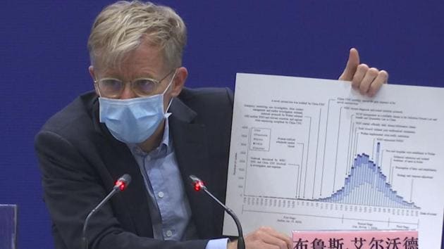 Aylward spoke a day after WHO Director-General Tedros Adhanom Ghebreyesus said the worldwide spread of the virus now qualified as a pandemic. (AP) Aylward spoke a day after WHO Director-General Tedros Adhanom Ghebreyesus said the worldwide spread of the virus now qualified as a pandemic. (AP)