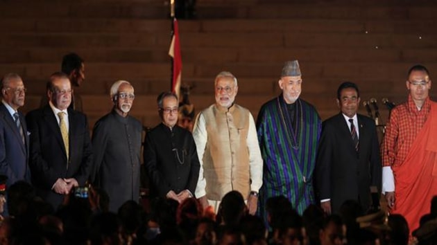 The heads of government of the other six Saarc members are expected to join the video conference.(Photo: Ajay Aggarwal/ Hindustan Times) The heads of government of the other six Saarc members are expected to join the video conference.(Photo: Ajay Aggarwal/ Hindustan Times)