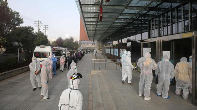 China reported 11 new infections of the coronavirus, , including 4 in Wuhan, on March 14, and for the first time since the start of the epidemic the majority of them were imported cases from overseas.(AFP Photo) China reported 11 new infections of the coronavirus, , including 4 in Wuhan, on March 14, and for the first time since the start of the epidemic the majority of them were imported cases from overseas.(AFP Photo)