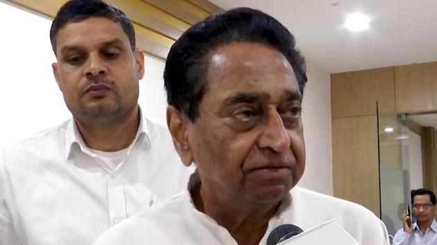 Madhya Pradesh CM Kamal Nath has allegedly written to Union home minister Amit Shah over Congress rebels who are in Bengaluru (ANI Photo) Madhya Pradesh CM Kamal Nath has allegedly written to Union home minister Amit Shah over Congress rebels who are in Bengaluru (ANI Photo)