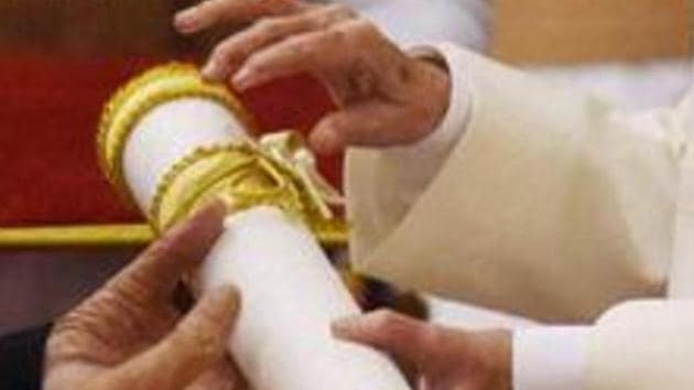 Padma Vibhushan (PTI photo for representation) Padma Vibhushan (PTI photo for representation)