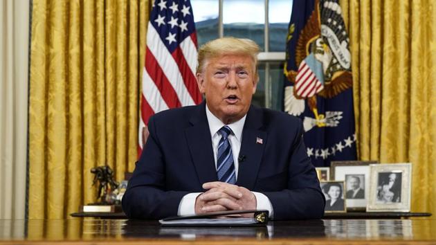 President Trump has faced growing criticism of his handling o the crisis and for underplaying the crisis.(AP File Photo)