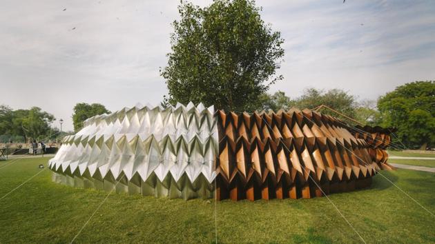 “This is an unprecedented opportunity, hopefully the beginning of an annual pavilion building project in New Delhi, comparable to the prestigious Serpentine Pavilion in London or the MoMA PS1 in New York,” said Ankon. (Sarth Khare and The Gujral Foundation)
