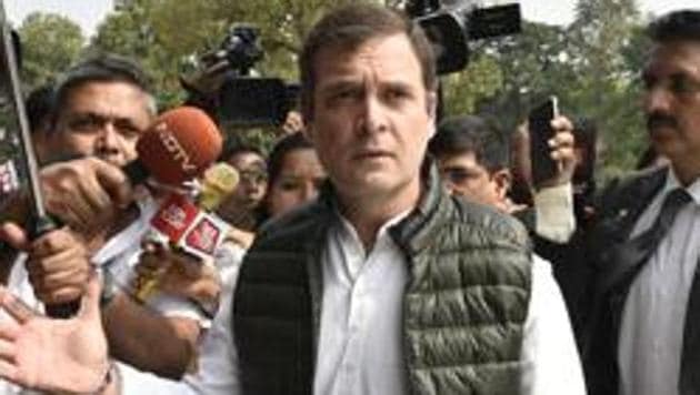 Rahul Gandhi had asked for the benefit of global oil price crash to be passed on to consumers.(HT PHOTO)