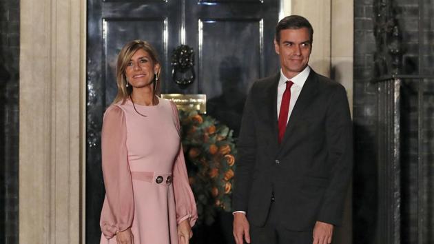 Spain's government said Saturday March 14th, 2020 that the wife of Prime Minister Pedro Sanchez has tested positive for the new coronavirus. It said Begona Gomez and the prime minister are in good health and following the instructions of medical authorities at their residence in La Moncloa Palace in Madrid, the government seat. (AP) Spain's government said Saturday March 14th, 2020 that the wife of Prime Minister Pedro Sanchez has tested positive for the new coronavirus. It said Begona Gomez and the prime minister are in good health and following the instructions of medical authorities at their residence in La Moncloa Palace in Madrid, the government seat. (AP)