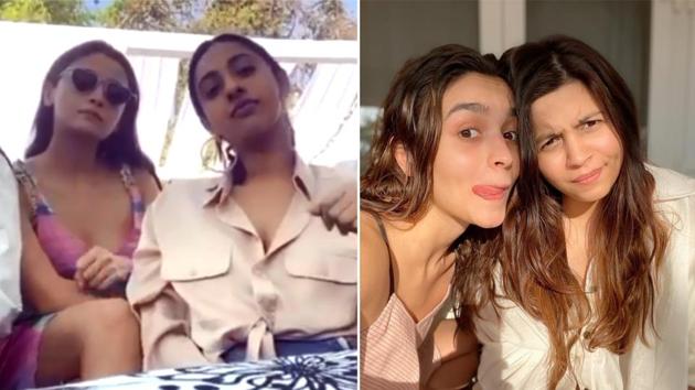 Alia Bhatt with her girl gang during her birthday trip. Alia Bhatt with her girl gang during her birthday trip.