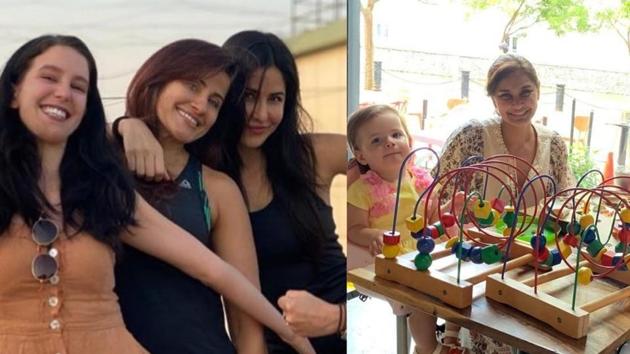Katrina Kaif and Lisa Ray shared a glimpse of their time with family amid the coronavirus lockdown.