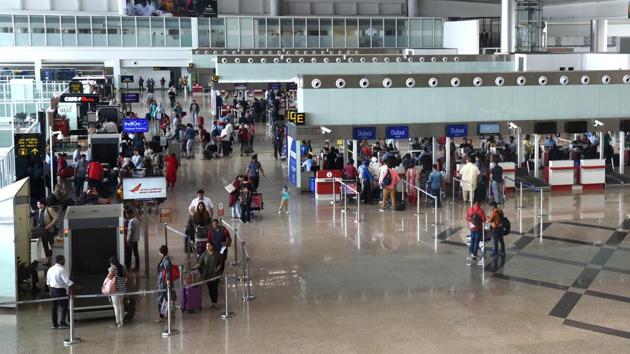 The airport plans to increase its watch hours from March 29, when the summer schedule kicks in. The first flight will depart as early as 4.50am and the operations will continue till 2.10am. (HT FILE PHOTO) The airport plans to increase its watch hours from March 29, when the summer schedule kicks in. The first flight will depart as early as 4.50am and the operations will continue till 2.10am. (HT FILE PHOTO)