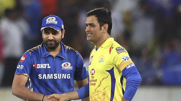 File image of MS Dhoni, Rohit Sharma(AP)