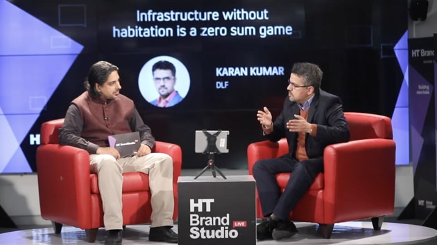Karan Kumar of DLF interacts with Rameet Arora of HT in Episode 15 of HT Brand Studio Live, Season 2. (HT Photos) Karan Kumar of DLF interacts with Rameet Arora of HT in Episode 15 of HT Brand Studio Live, Season 2. (HT Photos)