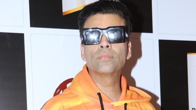 Filmmaker Karan Johar at the screening of the short film Devi.(IANS)