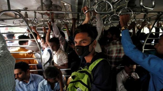 The note said local trains and buses in Mumbai are being cleaned with sodium hydrochloride solution. (REUTERS) The note said local trains and buses in Mumbai are being cleaned with sodium hydrochloride solution. (REUTERS)