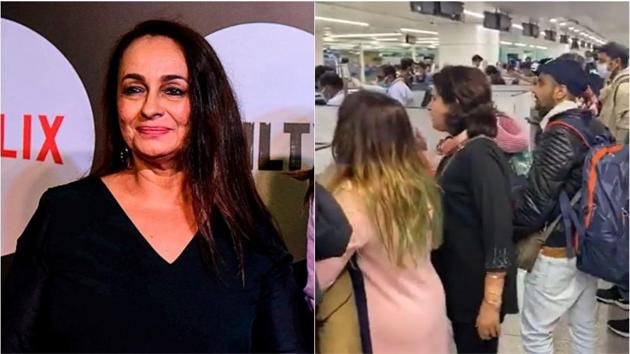 Soni Razdan had said that the authorities should have found a better way to control the crowd at the airport.