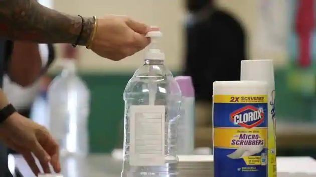 Sanitisers are one of the essential items to prevent spread of COVID-19. (AFP) Sanitisers are one of the essential items to prevent spread of COVID-19. (AFP)