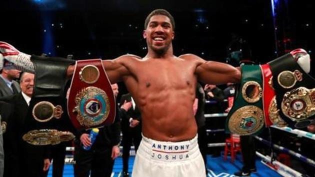 File image of pro boxer Anthony Joshua.(REUTERS) File image of pro boxer Anthony Joshua.(REUTERS)