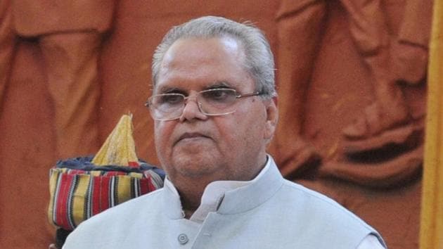 Satya Pal Malik was the Governor of Jammu and Kashmir before he took charge in Goa. (HT File Photo)
