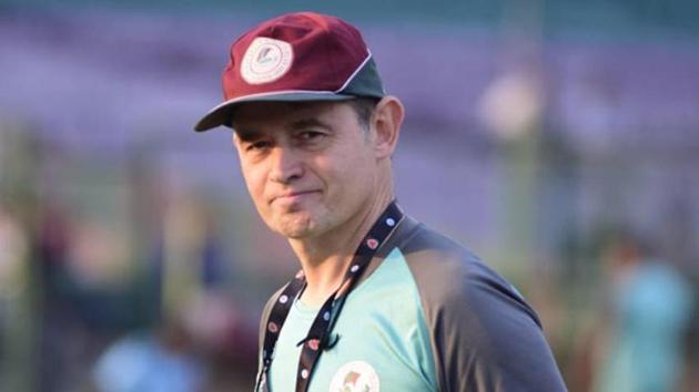 Mohun Bagan manager Kibu Vicuna. (Facebook) Mohun Bagan manager Kibu Vicuna. (Facebook)