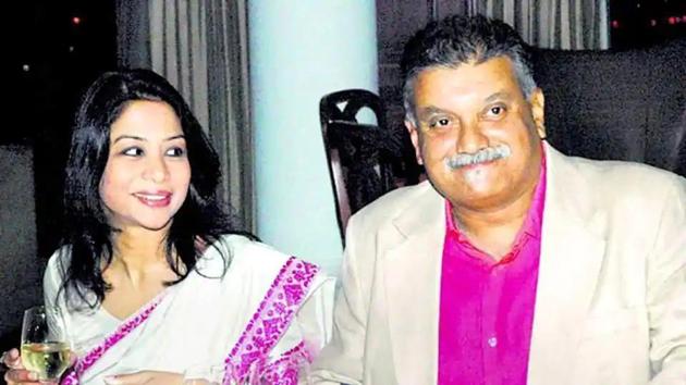 Indrani Mukerjea with Peter Mukerjea(PTI file photo)