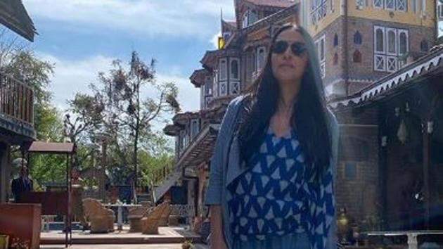 Neha Dhupia is in Nadaun, Himachal Pradesh. Neha Dhupia is in Nadaun, Himachal Pradesh.