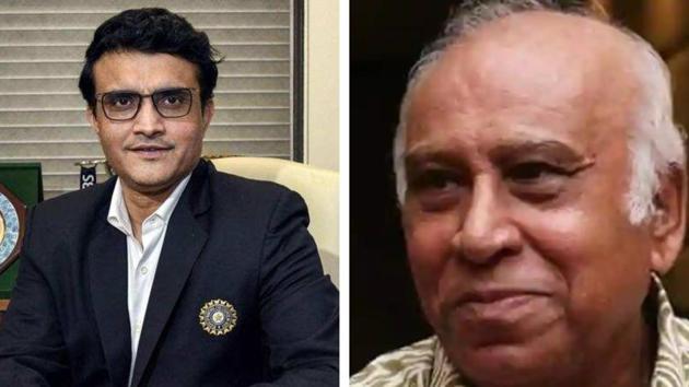File photo of Sourav Ganguly and PK Banerjee. (File) File photo of Sourav Ganguly and PK Banerjee. (File)