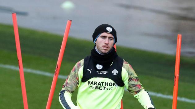 Soccer Football - Champions League - Manchester City Training - Etihad Campus, Manchester, Britain - February 25, 2020 Manchester City's Aymeric Laporte during training Action Images via Reuters/Jason Cairnduff (Action Images via Reuters) Soccer Football - Champions League - Manchester City Training - Etihad Campus, Manchester, Britain - February 25, 2020 Manchester City's Aymeric Laporte during training Action Images via Reuters/Jason Cairnduff (Action Images via Reuters)