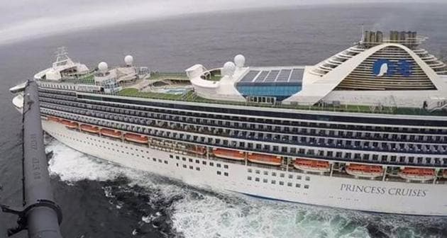 The ship is currently far off the coast of Sydney with the 1,100 crew aboard, including the one staff member who is Covid19 positive. (Reuters/ Image for representation) The ship is currently far off the coast of Sydney with the 1,100 crew aboard, including the one staff member who is Covid19 positive. (Reuters/ Image for representation)