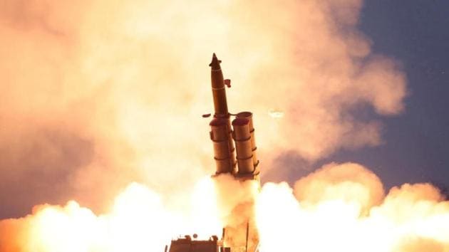 North Korea in recent months has also demonstrated what it described as a “super large” multiple rocket launcher, which experts say was likely tested earlier this month. (Reuters (Image for representational purpose)) North Korea in recent months has also demonstrated what it described as a “super large” multiple rocket launcher, which experts say was likely tested earlier this month. (Reuters (Image for representational purpose))