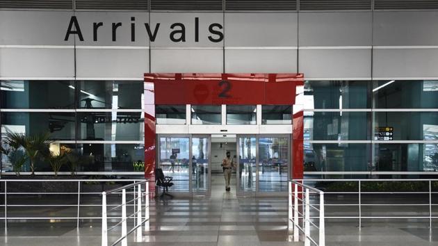 IGI Airport on March 22, 2020. (Vipin Kumar/ht) IGI Airport on March 22, 2020. (Vipin Kumar/ht)