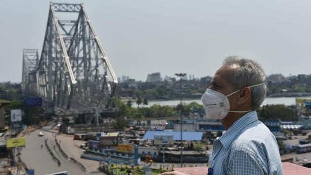 An empty Howrah Bridge as seen on Janta Curfew Day, March 22 2020. An empty Howrah Bridge as seen on Janta Curfew Day, March 22 2020.