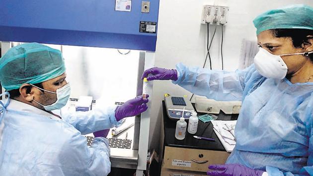 The patient had been diagnosed with respiratory failure. (Pratham Gokhale/HT Photo) The patient had been diagnosed with respiratory failure. (Pratham Gokhale/HT Photo)