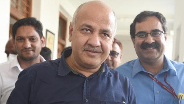 Delhi Deputy Chief Minister Manish Sisodia arrives at the Assembly to present the budget , March 23, 2020. (Sonu Mehta/HT PHOTO) Delhi Deputy Chief Minister Manish Sisodia arrives at the Assembly to present the budget , March 23, 2020. (Sonu Mehta/HT PHOTO)