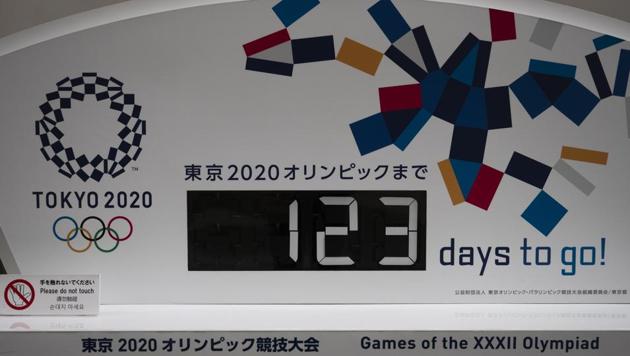 A countdown clock for the Tokyo 2020 Olympics is photographed in Tokyo, Monday, March 23, 2020 (AP) A countdown clock for the Tokyo 2020 Olympics is photographed in Tokyo, Monday, March 23, 2020 (AP)