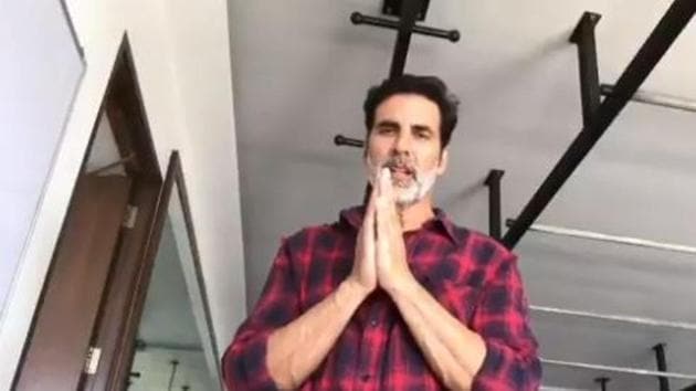 Akshay Kumar is pleading for people to stay home.