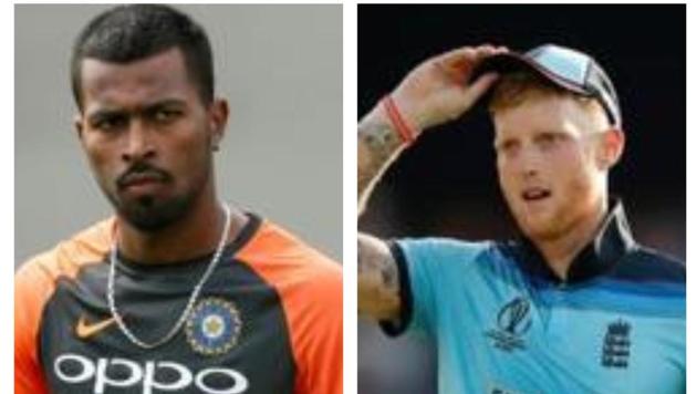 Hardik Pandya (L), Ben Stokes (R) (HT Collage) Hardik Pandya (L), Ben Stokes (R) (HT Collage)