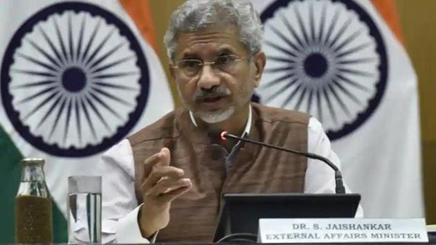External Affair Minister S Jaishankar(Sanjeev Verma/HT photo) External Affair Minister S Jaishankar(Sanjeev Verma/HT photo)