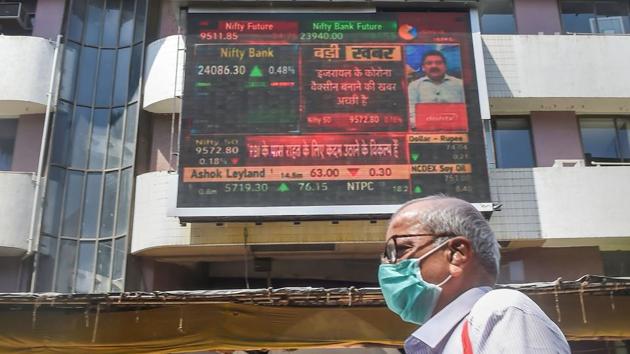 Markets have tanked more than 30% so far in March, with major indexes suffering their worst single-day fall in history on Monday.(PTI file photo) Markets have tanked more than 30% so far in March, with major indexes suffering their worst single-day fall in history on Monday.(PTI file photo)
