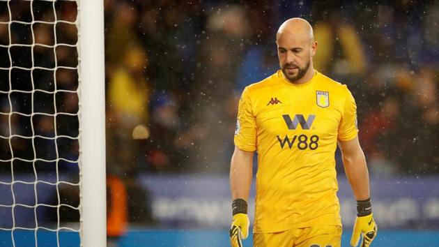 Aston Villa's Pepe Reina looks dejected after the match. (Action Images via Reuters) Aston Villa's Pepe Reina looks dejected after the match. (Action Images via Reuters)