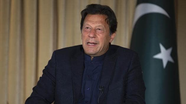 Pakistan's Prime Minister Imran Khan had deputed his health minister to the Covid-19 virtual meet convened by PM Narendra Modi.(AP)