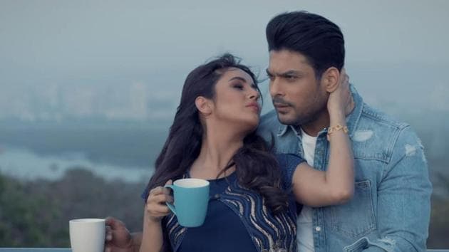 Sidharth Shukla and Shehnaaz Gill in a still from their music video Bhula Doonga.