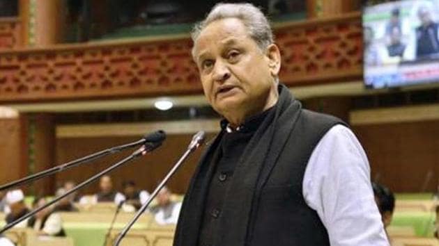 Rajasthan CM Ashok Gehlot (HT photo) Rajasthan CM Ashok Gehlot (HT photo)