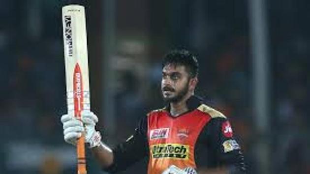 IPL 2020 Vijay Shankar.(IPL) IPL 2020 Vijay Shankar.(IPL)