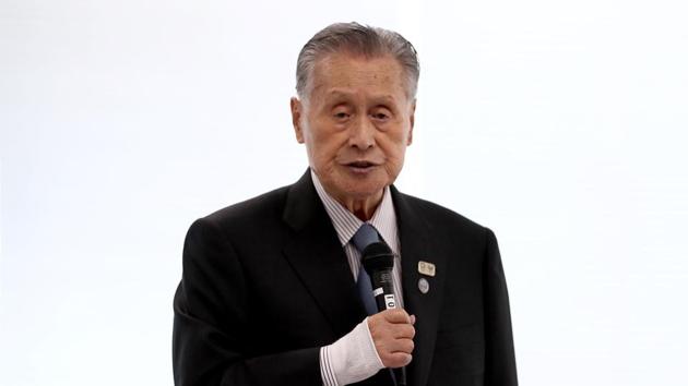 Tokyo 2020 president Yoshiro Mori speaks during a meeting to establish an Olympic Games planning task force in Tokyo on March 26, 2020, two days after the historic decision to postpone the 2020 Tokyo Olympic Games. (Photo by Behrouz MEHRI / AFP) (AFP) Tokyo 2020 president Yoshiro Mori speaks during a meeting to establish an Olympic Games planning task force in Tokyo on March 26, 2020, two days after the historic decision to postpone the 2020 Tokyo Olympic Games. (Photo by Behrouz MEHRI / AFP) (AFP)