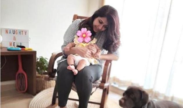 Ankita Bhargava often shares pictures with her daughter but hides her face with emojis. Ankita Bhargava often shares pictures with her daughter but hides her face with emojis.