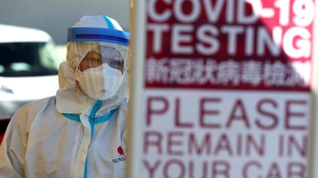 The World Health Organization has said the United States could potentially turn into the next epicenter of the pandemic based on the continued increase in the number of new cases, the highest currently for any one country as a proportion of the world tally.(AFP) The World Health Organization has said the United States could potentially turn into the next epicenter of the pandemic based on the continued increase in the number of new cases, the highest currently for any one country as a proportion of the world tally.(AFP)